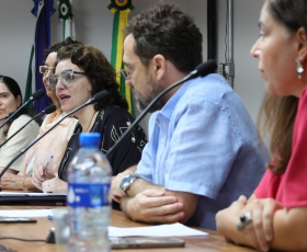 Conferência com o professor francês, Christian Laval. 17/10/2025. Foto: Beto Monteiro/Ascom UnB